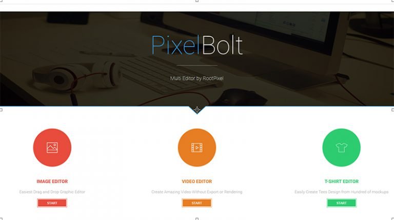 Pixelbolt, all-in-one tool untuk edit : video, t-shirt, dan image