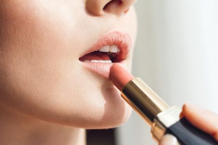 nude, lipstick