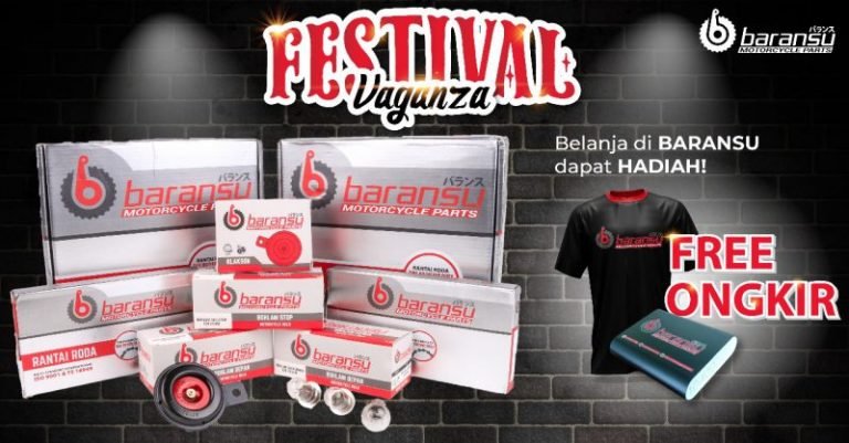 Baransu Festival Vaganza Beri Bonus untuk Pembelian Paket Sparepart Motor
