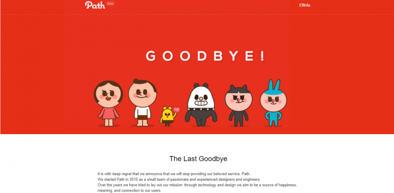 Aplikasi Path Ucapkan Selamat Tinggal