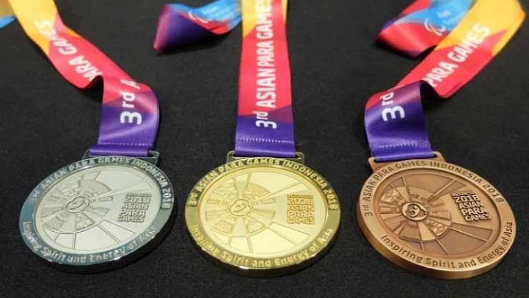 Uniknya Medali Asian Para Games 2018