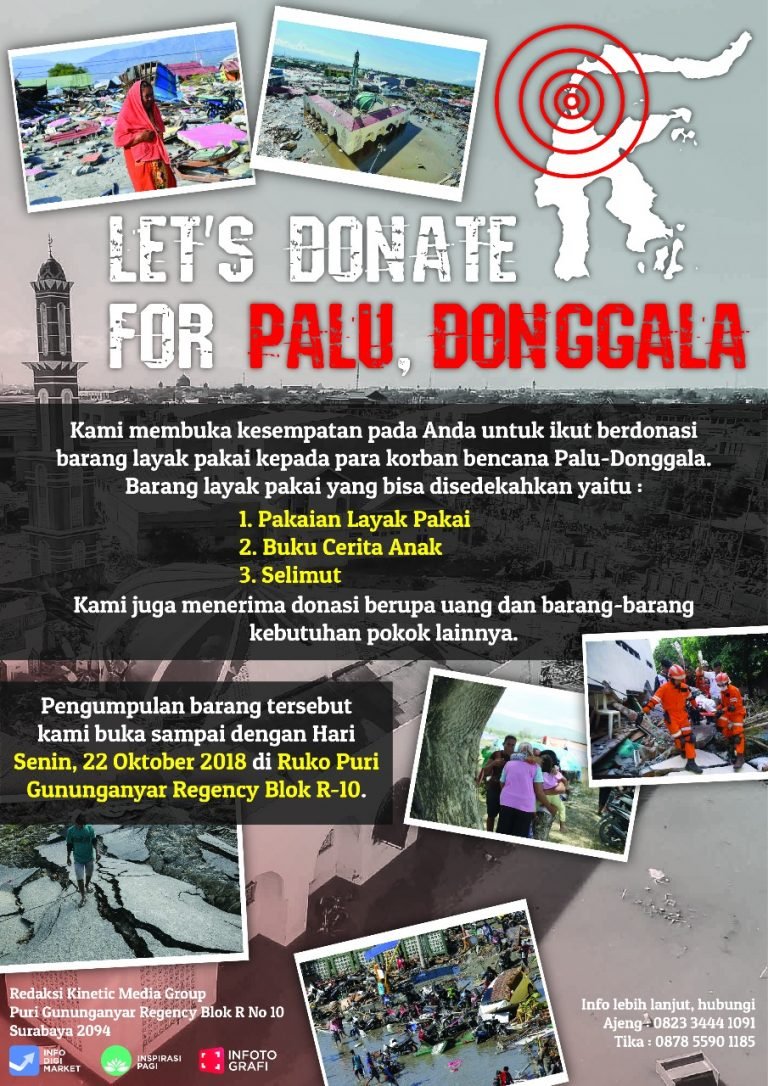 Open and Let’s Donate for Palu Donggala