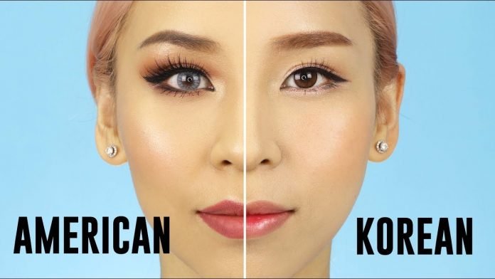 korea make up vs amerika make up