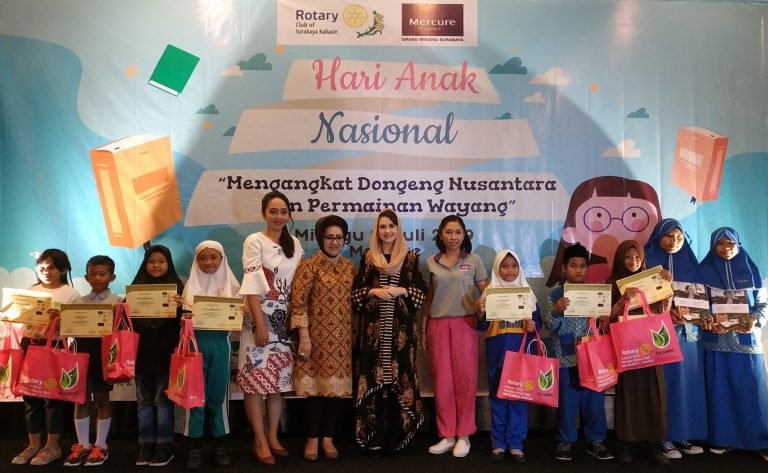 Cara Rotary Club of Surabaya Kaliasin Peringati Hari Anak Nasional