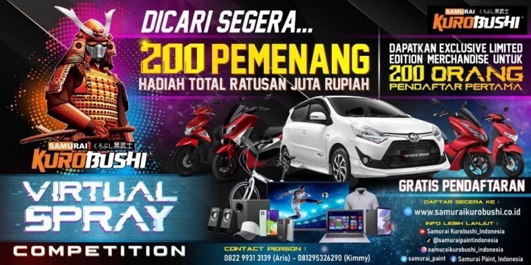 Ngaku Pecinta Desain Otomotif? Ikuti Virtual Event Samurai Paint 2022